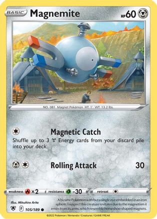 Magnemite (105) [SWSH10: Astral Radiance] - Deck Out Gaming