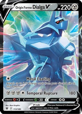 Origin Forme Dialga V (113/189) [Sword & Shield: Astral Radiance] - Deck Out Gaming