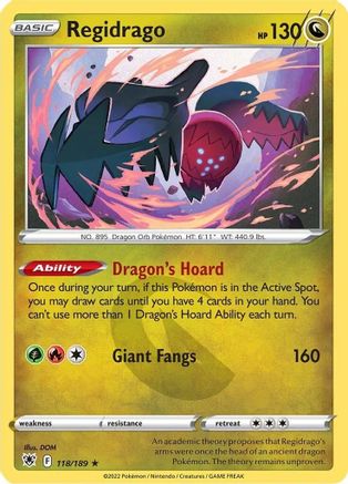 Regidrago (118) [SWSH10: Astral Radiance] Reverse Holofoil - Deck Out Gaming