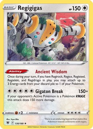 Regigigas (130) [SWSH10: Astral Radiance] Reverse Holofoil - Deck Out Gaming