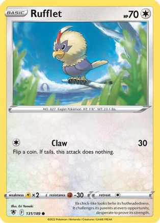 Rufflet (131) [SWSH10: Astral Radiance] - Deck Out Gaming