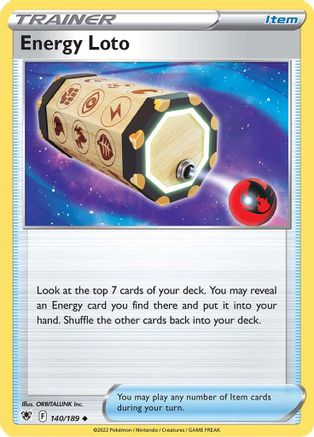 Energy Loto (140) [SWSH10: Astral Radiance] Reverse Holofoil - Deck Out Gaming