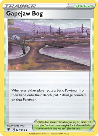 Gapejaw Bog (142) [SWSH10: Astral Radiance] Reverse Holofoil - Deck Out Gaming