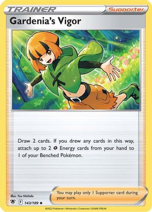 Gardenia's Vigor (143) [SWSH10: Astral Radiance] Reverse Holofoil - Deck Out Gaming