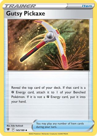 Gutsy Pickaxe (145) [SWSH10: Astral Radiance] Reverse Holofoil - Deck Out Gaming