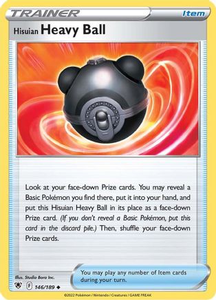 Hisuian Heavy Ball (146/189) [Sword & Shield: Astral Radiance] - Deck Out Gaming
