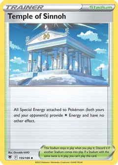 Temple of Sinnoh (155) [SWSH10: Astral Radiance] Reverse Holofoil - Deck Out Gaming