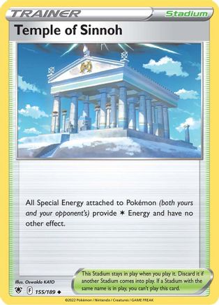 Temple of Sinnoh (155) [SWSH10: Astral Radiance] Reverse Holofoil - Deck Out Gaming