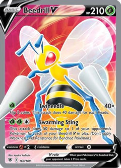 Beedrill V (Full Art) (160) [SWSH10: Astral Radiance] Holofoil - Deck Out Gaming