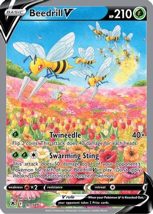 Beedrill V (Alternate Full Art) (161) [SWSH10: Astral Radiance] Holofoil - Deck Out Gaming
