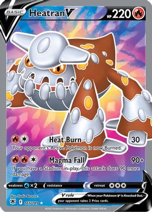 Heatran V (Full Art) (165) [SWSH10: Astral Radiance] Holofoil - Deck Out Gaming