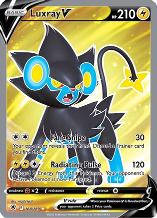 Luxray V (Full Art) (168) [SWSH10: Astral Radiance] Holofoil - Deck Out Gaming