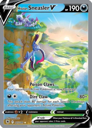 Hisuian Sneasler V (Alternate Full Art) (175) [SWSH10: Astral Radiance] Holofoil - Deck Out Gaming
