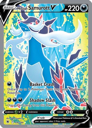 Hisuian Samurott V (Full Art) (176) [SWSH10: Astral Radiance] Holofoil - Deck Out Gaming