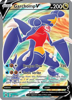 Garchomp V (Full Art) (178) [SWSH10: Astral Radiance] Holofoil - Deck Out Gaming