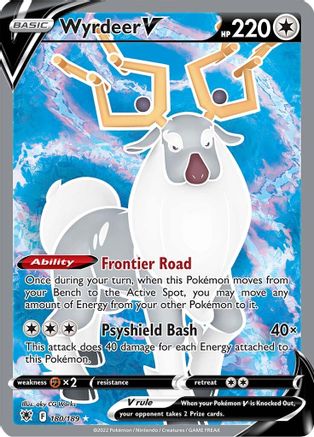 Wyrdeer V (Full Art) (180) [SWSH10: Astral Radiance] Holofoil - Deck Out Gaming