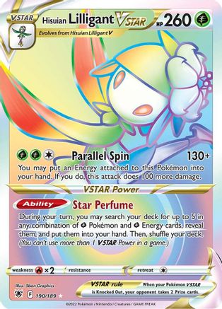 Hisuian Lilligant VSTAR (Secret) (190) [SWSH10: Astral Radiance] Holofoil - Deck Out Gaming