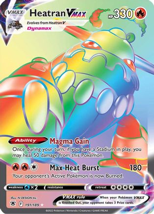 Heatran VMAX (Secret) (191) [SWSH10: Astral Radiance] Holofoil - Deck Out Gaming