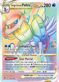 Origin Forme Palkia VSTAR (Secret) (192) (192) [SWSH10: Astral Radiance] Holofoil - Deck Out Gaming