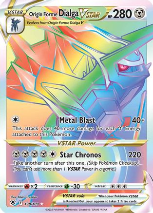 Origin Forme Dialga VSTAR - 198/189 (Secret) (198) [SWSH10: Astral Radiance] Holofoil - Deck Out Gaming