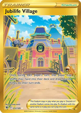 Jubilife Village (Secret) (212) [SWSH10: Astral Radiance] Holofoil - Deck Out Gaming