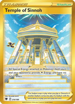 Temple of Sinnoh (Secret) (214) [SWSH10: Astral Radiance] Holofoil - Deck Out Gaming