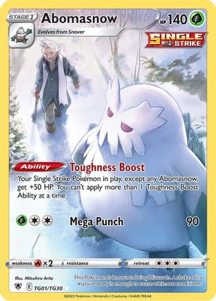 Abomasnow (TG01) [SWSH10: Astral Radiance Trainer Gallery] Holofoil - Deck Out Gaming