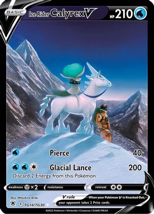 Ice Rider Calyrex V (TG14) [SWSH10: Astral Radiance Trainer Gallery] Holofoil - Deck Out Gaming