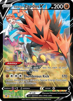 Galarian Zapdos V (TG19) [SWSH10: Astral Radiance Trainer Gallery] Holofoil - Deck Out Gaming