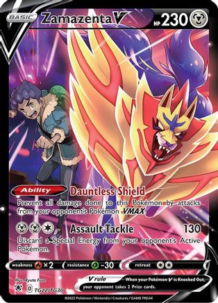 Zamazenta V (TG22) [SWSH10: Astral Radiance Trainer Gallery] Holofoil - Deck Out Gaming