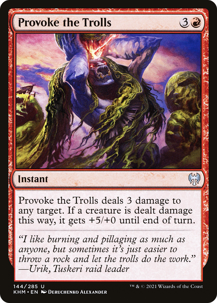 Provoke the Trolls (144) [Kaldheim] foil - Deck Out Gaming