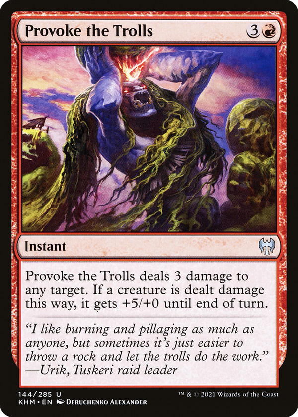 Provoke the Trolls (144) [Kaldheim] - Deck Out Gaming