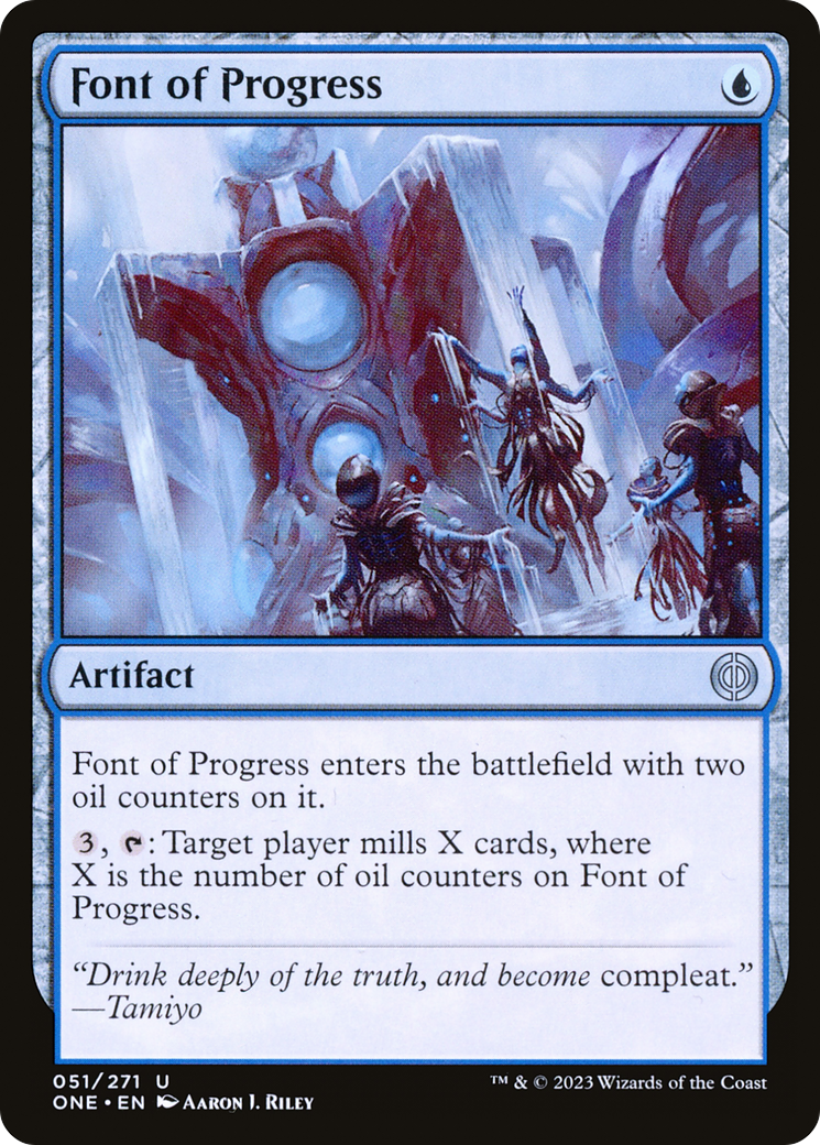 Font of Progress (51) [Phyrexia: All Will Be One] foil - Deck Out Gaming