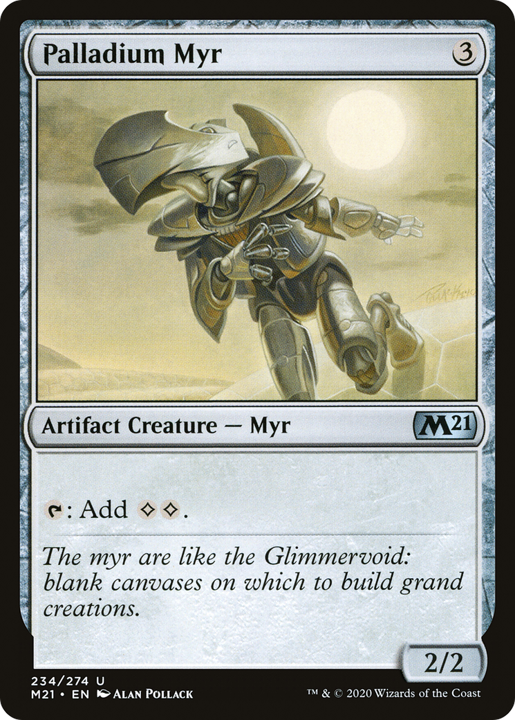 Palladium Myr (234) [Core Set 2021] foil - Deck Out Gaming