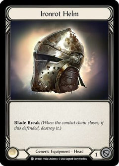 Ironrot Helm (DVR003) [Classic Battles: Rhinar vs Dorinthea] Rainbow Foil - Deck Out Gaming