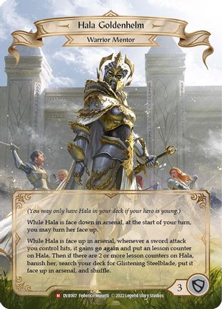 Hala Goldenhelm (DVR007) [Classic Battles: Rhinar vs Dorinthea] - Deck Out Gaming