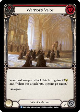 Warriors Valor (DVR011) [Classic Battles: Rhinar vs Dorinthea] - Deck Out Gaming