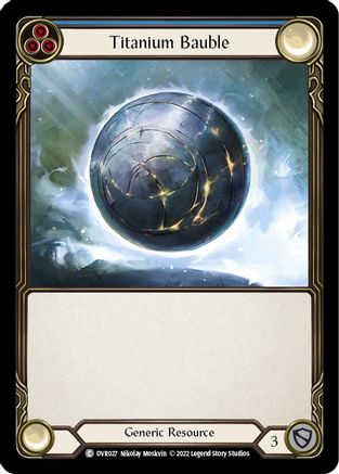 Titanium Bauble (Dorinthea) (DVR027) [Classic Battles: Rhinar vs Dorinthea] - Deck Out Gaming
