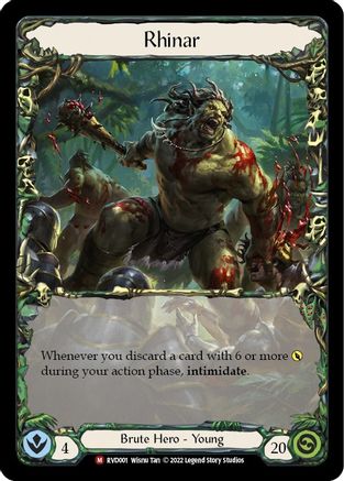 Rhinar (RVD001) [Classic Battles: Rhinar vs Dorinthea] Cold Foil - Deck Out Gaming