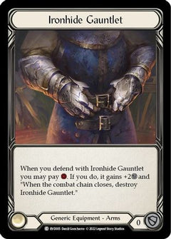Ironhide Gauntlet (RVD005) [Classic Battles: Rhinar vs Dorinthea] Rainbow Foil - Deck Out Gaming