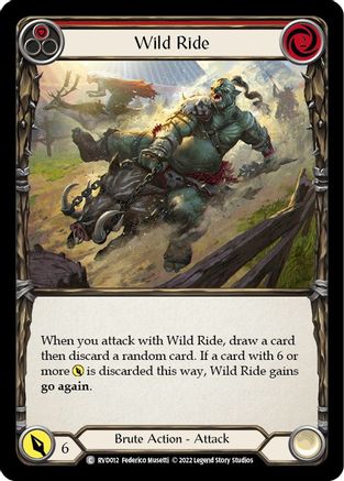 Wild Ride (RVD012) [Classic Battles: Rhinar vs Dorinthea] - Deck Out Gaming