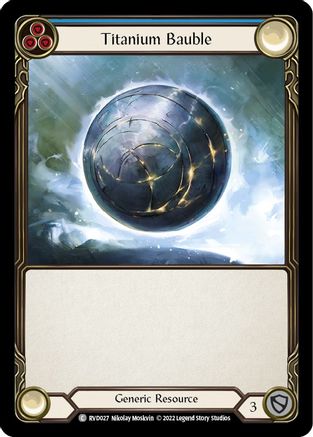 Titanium Bauble (Rhinar) (RVD027) [Classic Battles: Rhinar vs Dorinthea] - Deck Out Gaming