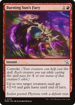 Burning Sun's Fury (133) [March of the Machine] - Deck Out Gaming