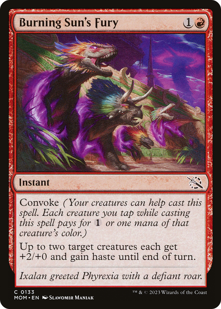 Burning Sun's Fury (133) [March of the Machine] - Deck Out Gaming