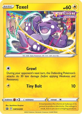 Toxel - SWSH209 (SWSH209) [SWSH: Sword & Shield Promo Cards] Holofoil - Deck Out Gaming