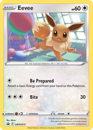Eevee - SWSH212 (SWSH212) [SWSH: Sword & Shield Promo Cards] Holofoil - Deck Out Gaming