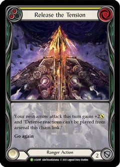 Release the Tension (Yellow) LGS097 (LGS097) [Flesh and Blood: Promo Cards] Rainbow Foil - Deck Out Gaming
