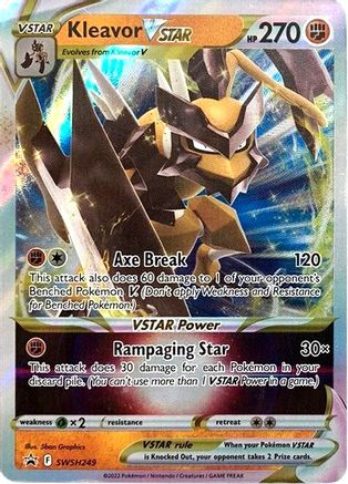 Kleavor VSTAR - SWSH249 (SWSH249) [SWSH: Sword & Shield Promo Cards] Holofoil - Deck Out Gaming