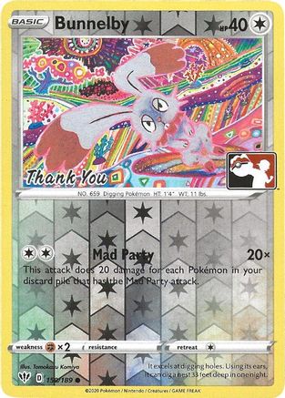 Bunnelby - 150/189 (Thank You Promo) (150) [Miscellaneous Cards & Products] Reverse Holofoil - Deck Out Gaming