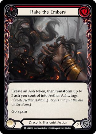 Rake the Embers (Red) (UPR033) [Uprising] Rainbow Foil - Deck Out Gaming